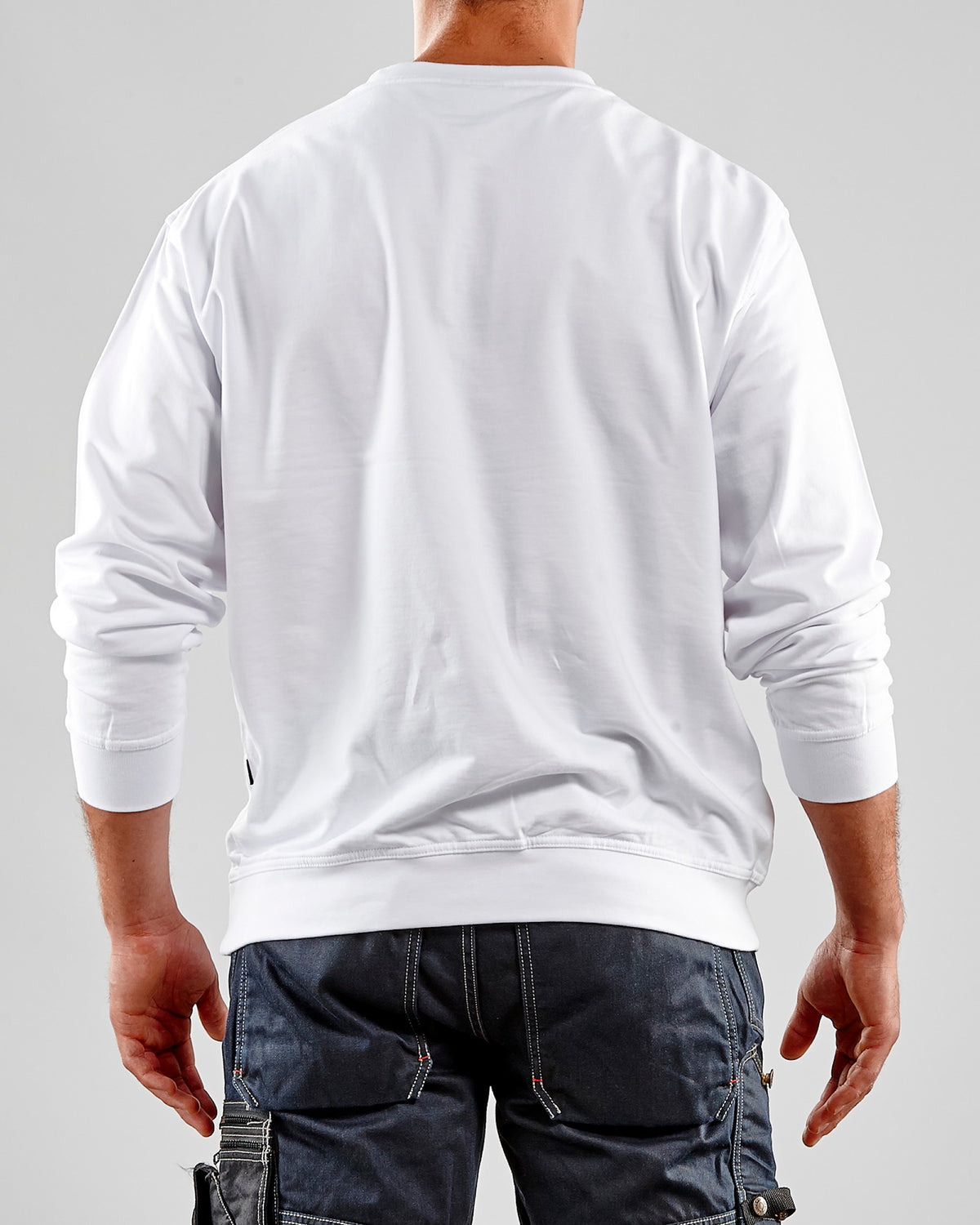 Blåkläder 3340 Rundhals Pullover – weiß