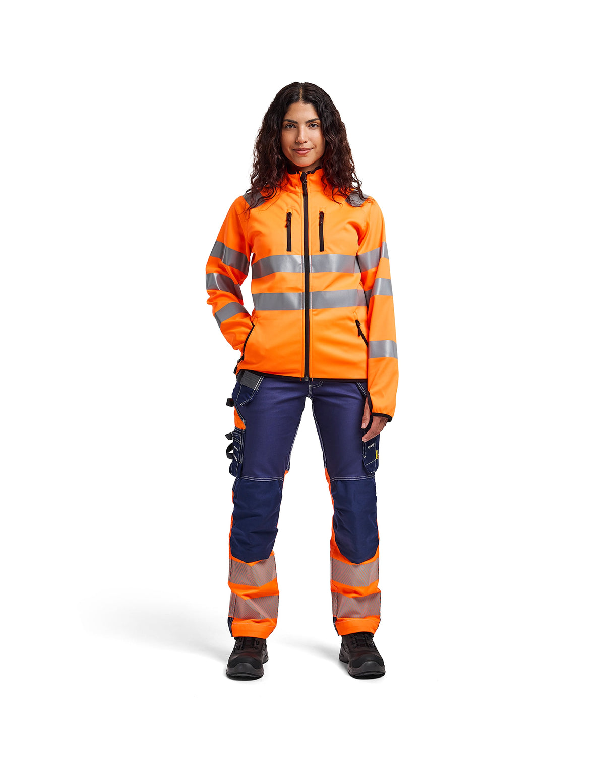 Blåkläder Damen 4926 Warnschutz Softshelljacke – orange