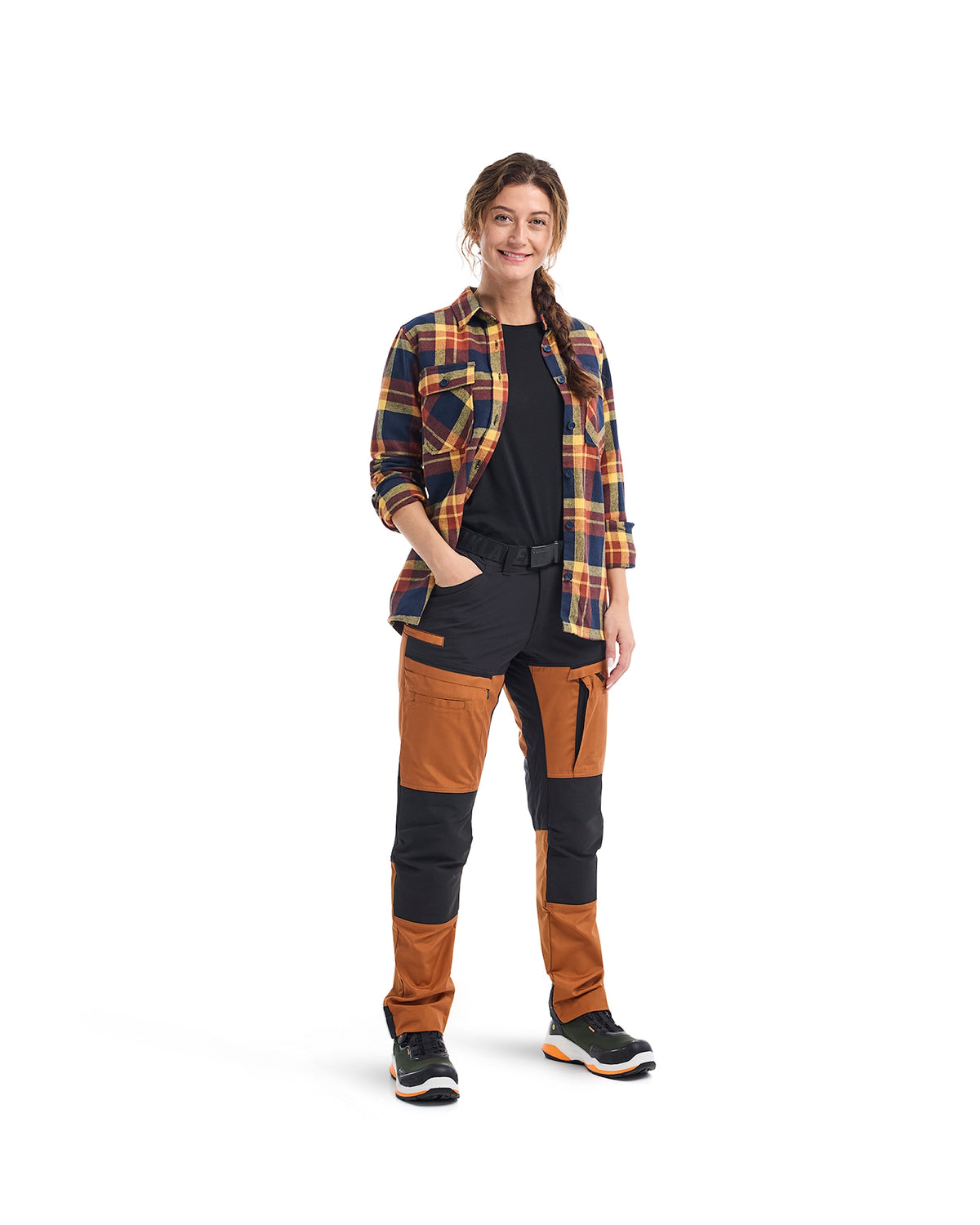 Blåkläder Damen 7166 Service Arbeitshose – rost/schwarz