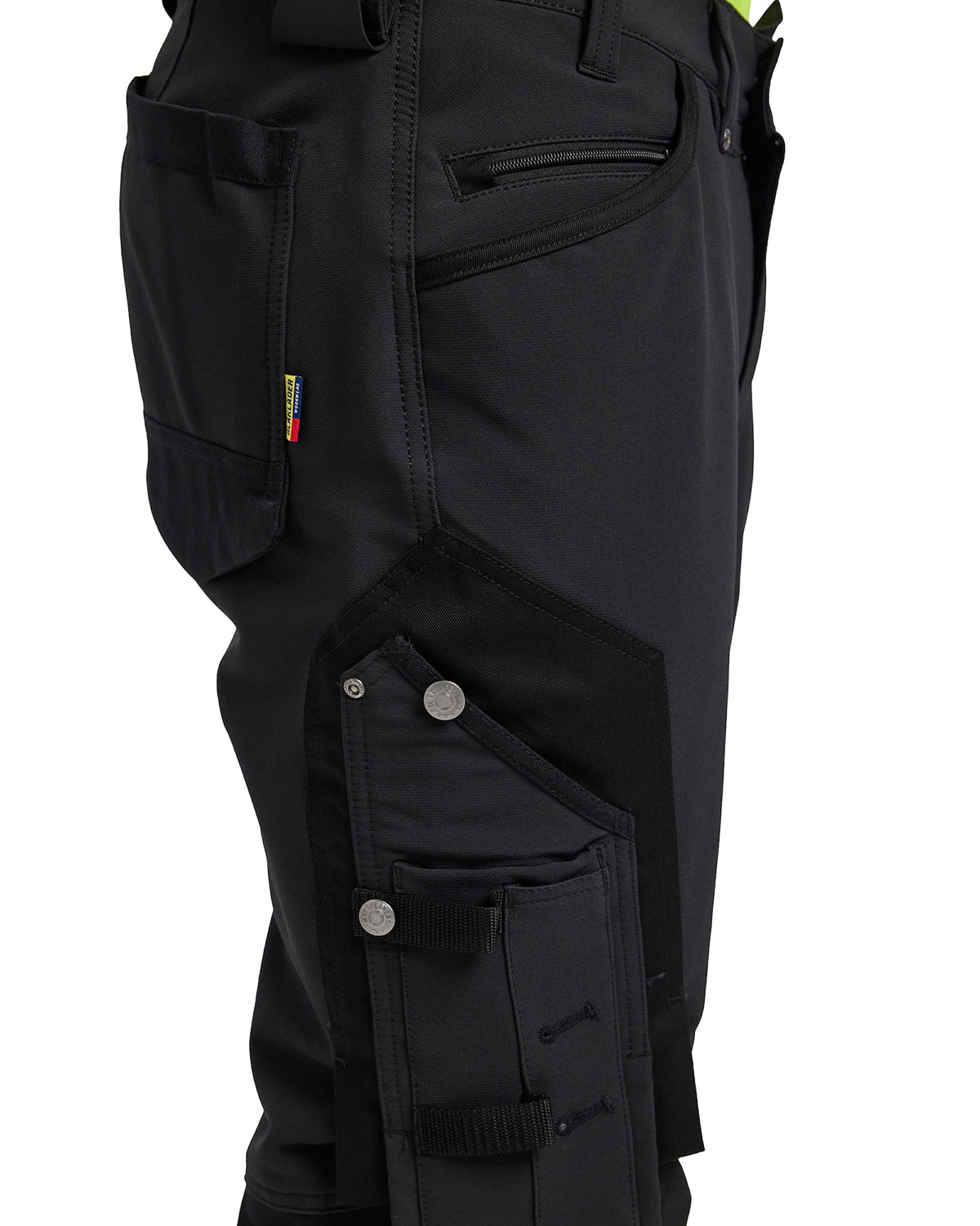 Blåkläder 1193 Warnschutz Stretch-Bundhose Kl. 1 – schwarz/gelb