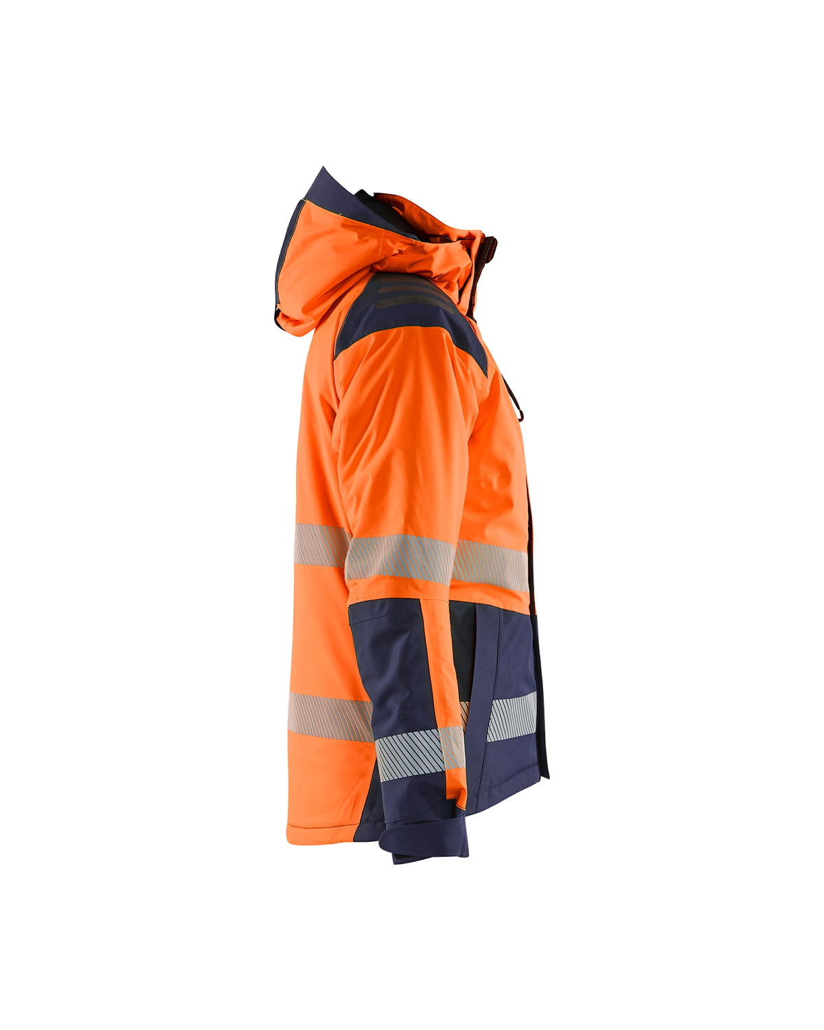 Blåkläder Damen 4456 Warnschutz Winterjacke Kl 2 – orange/marine