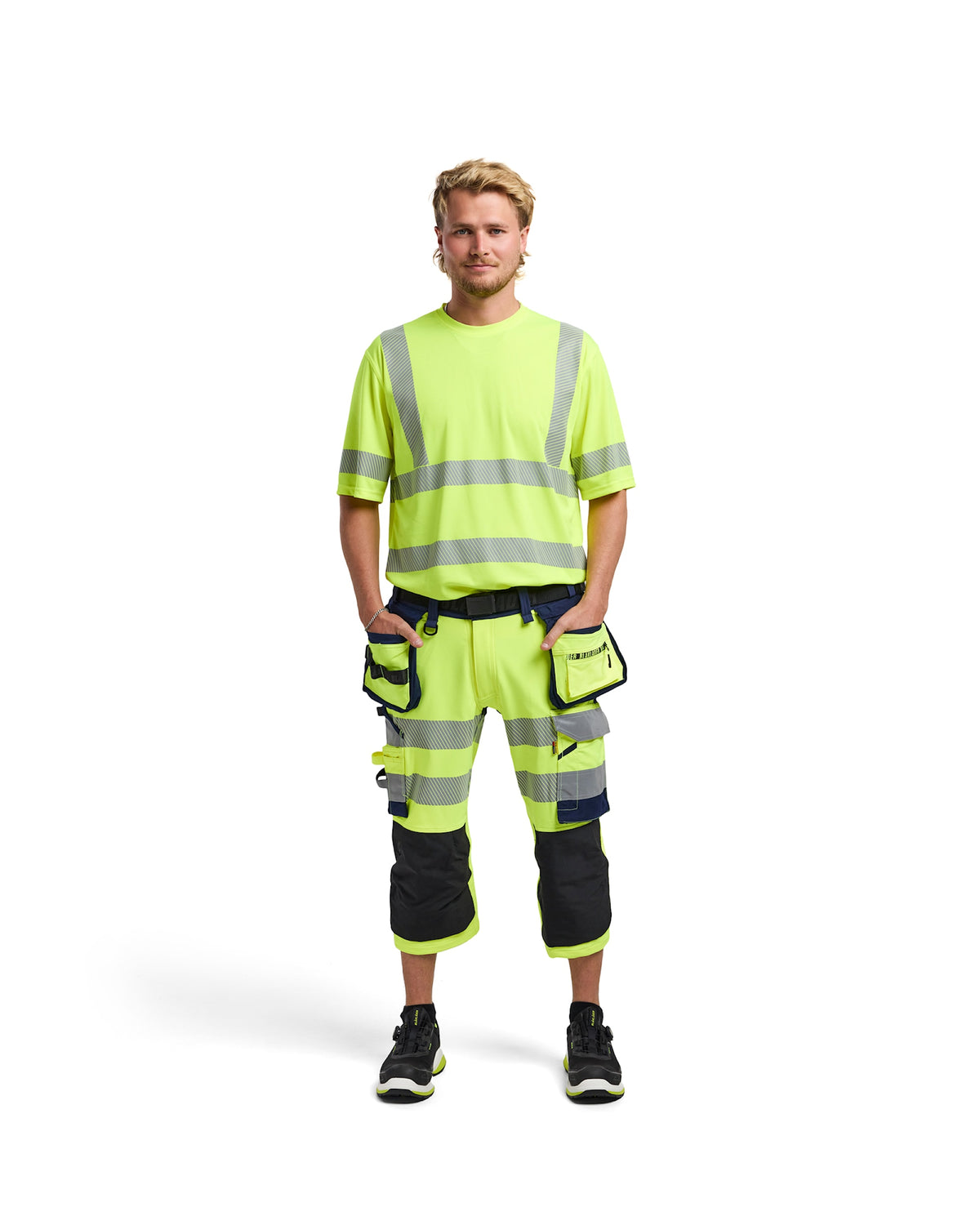Blåkläder 3420 Warnschutz T-Shirt mit UV-Schutz – gelb