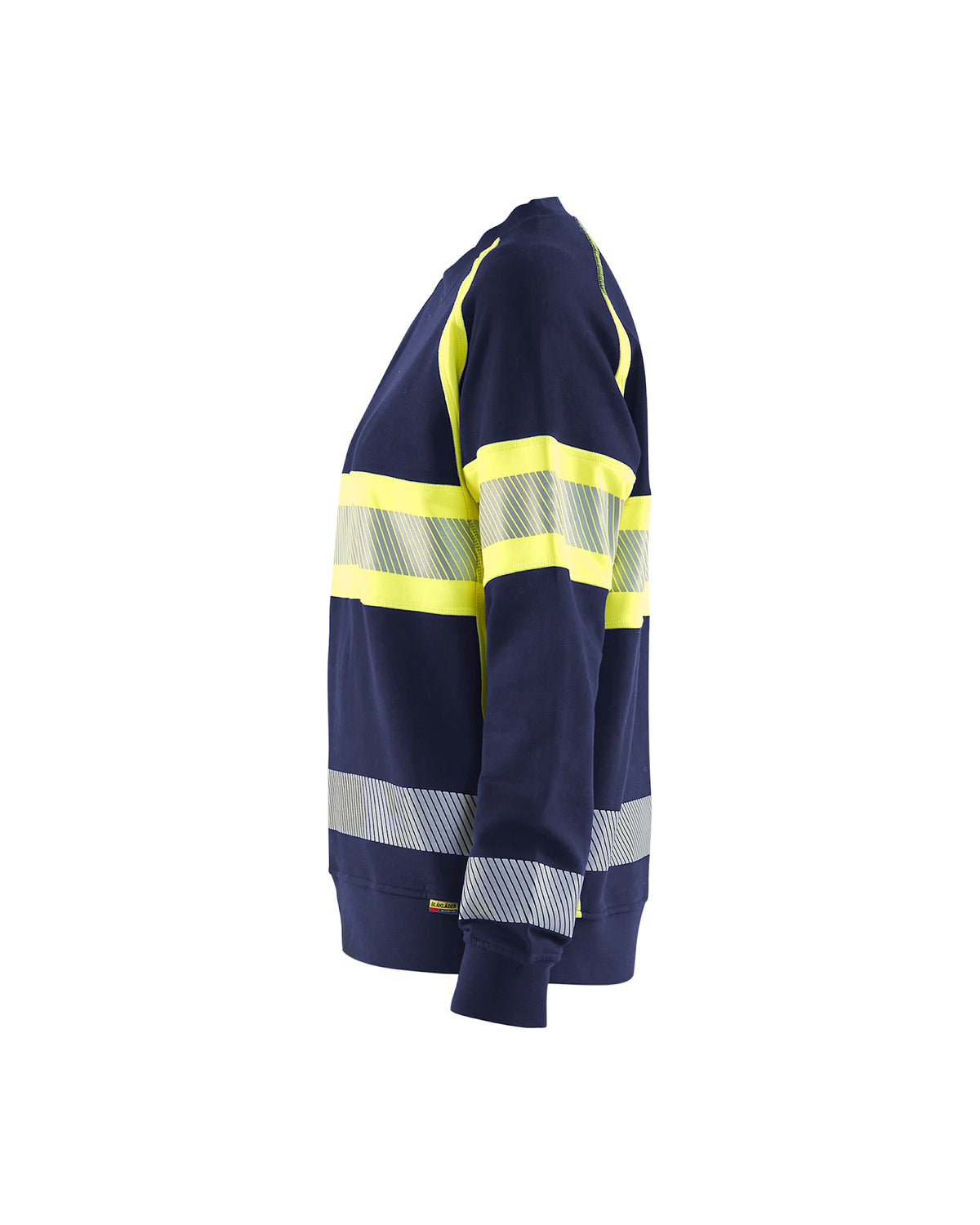 Blåkläder Damen 3409 Warnschutz Sweatshirt – marine/gelb