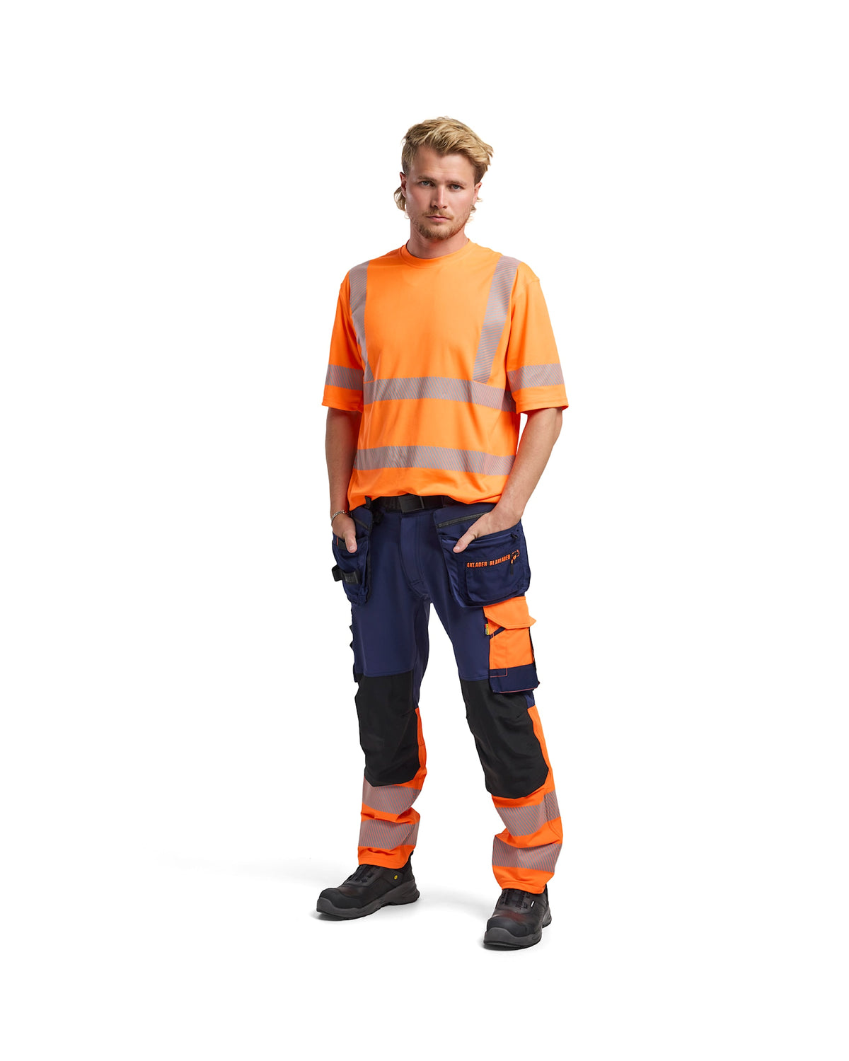 Blåkläder 3420 Warnschutz T-Shirt mit UV-Schutz – orange