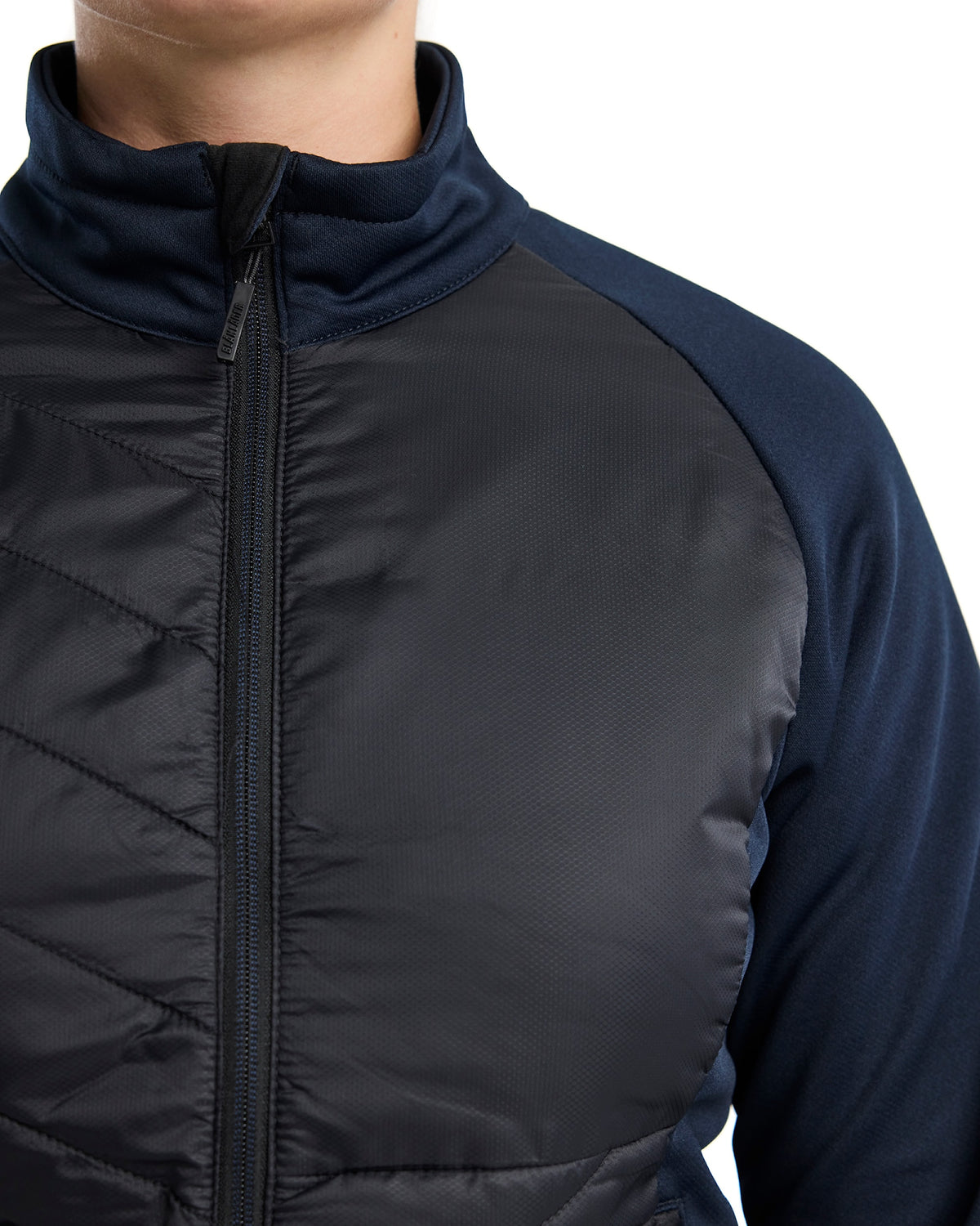 Blåkläder Damen 3419 Hybrid Sweater – dunkelmarine/schwarz