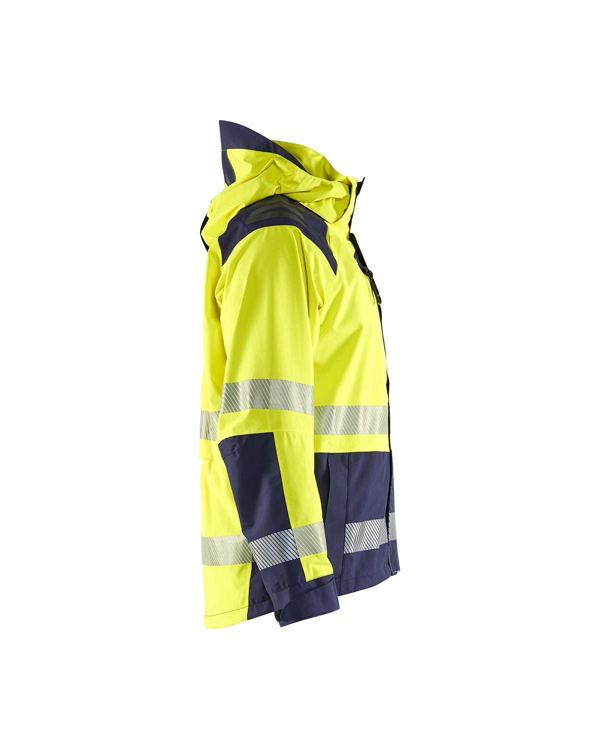 Blåkläder 4435 Warnschutz Regenjacke Kl. 3 – gelb/marine