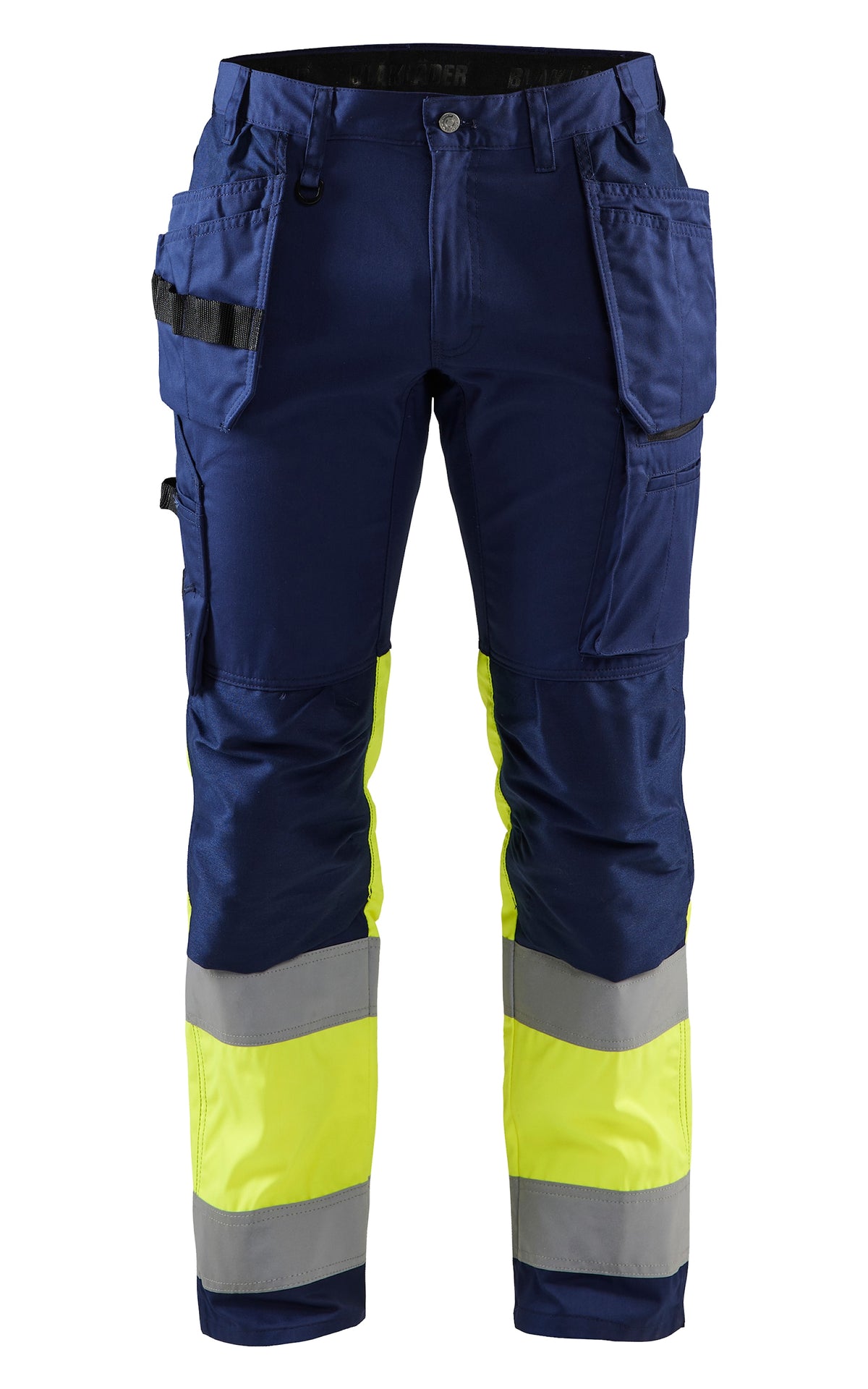 Blåkläder 1558 Warnschutz Stretch Handwerkerhose – marine/gelb