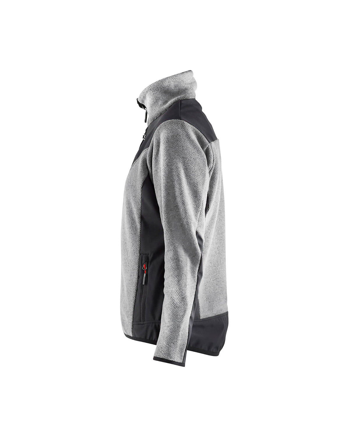 Blåkläder Damen 5943 Strickjacke – grau-melange/schwarz