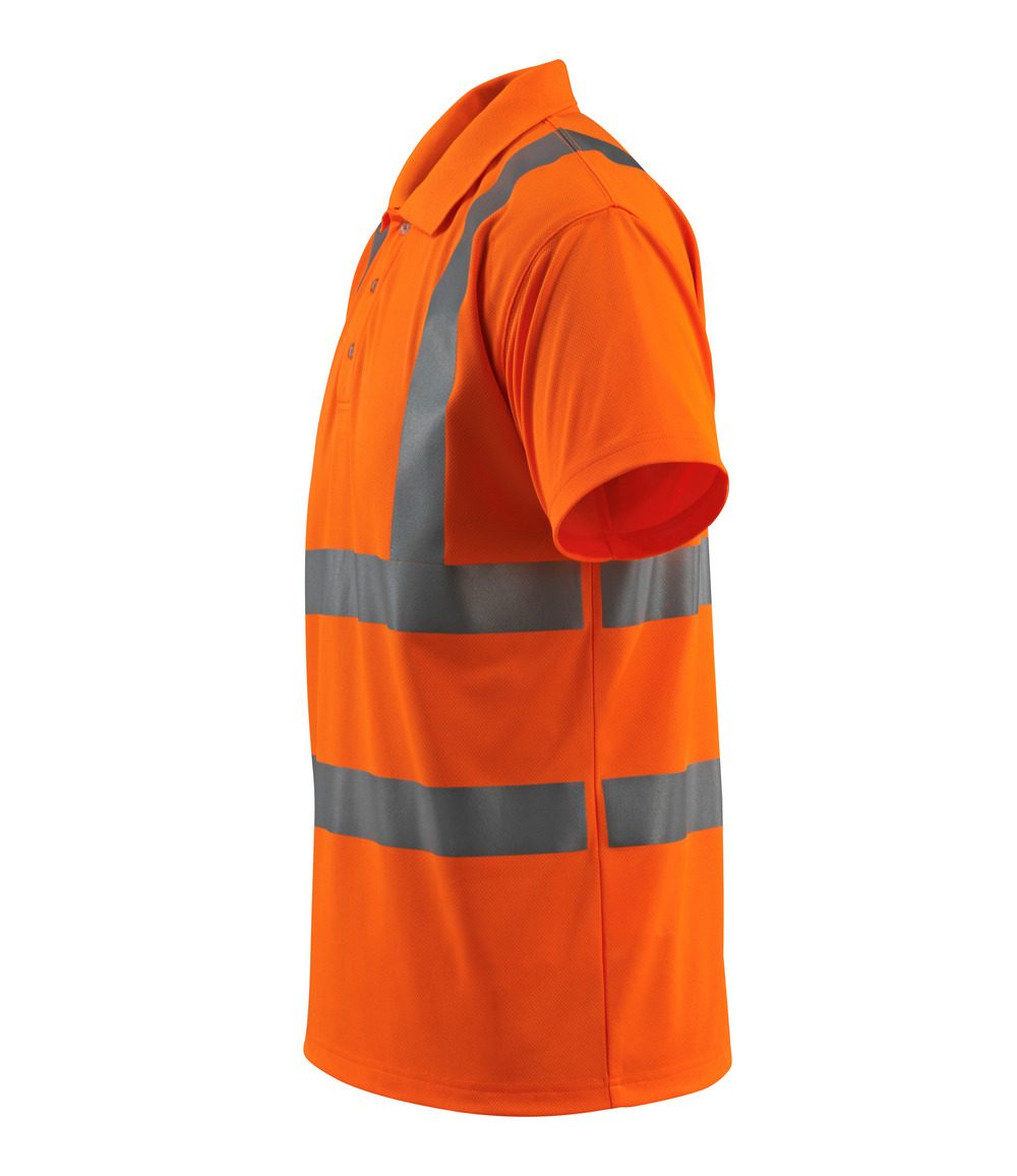 Mascot Bowen Safe Light Warnschutz Polo-Shirt – fluororange