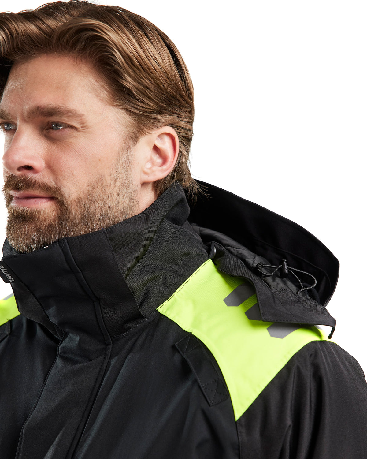 Blåkläder 4485 Warnschutz Winterparka Kl. 1 – schwarz/gelb