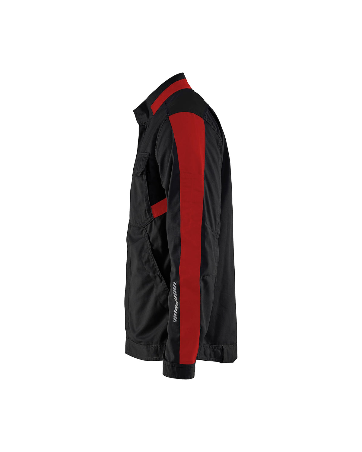Blåkläder 4444 Industrie Stretch Bundjacke – schwarz/rot