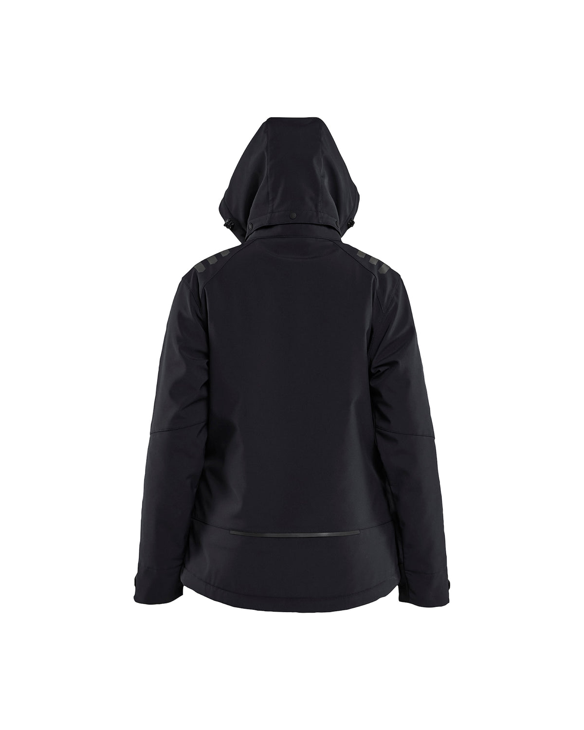 Blåkläder Damen Softshell Winterjacke – schwarz/rot
