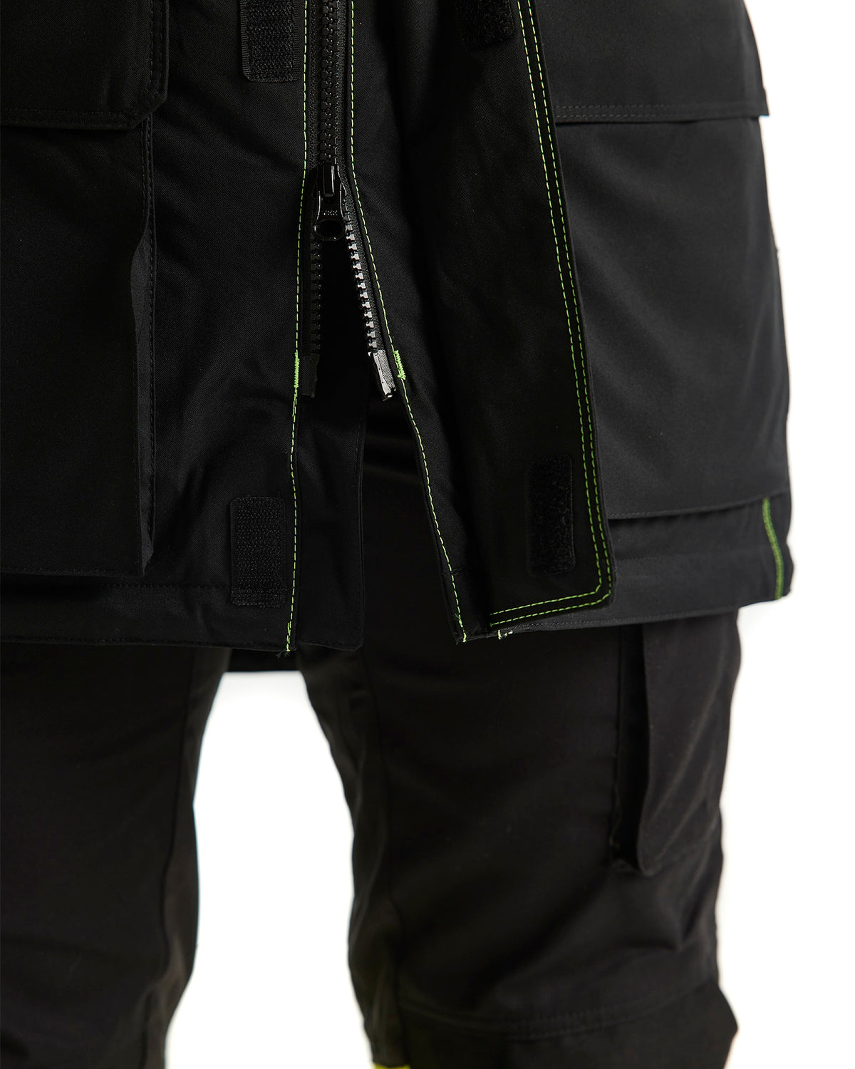 Blåkläder Damen 4472 Warnschutz Winterparka – gelb/schwarz