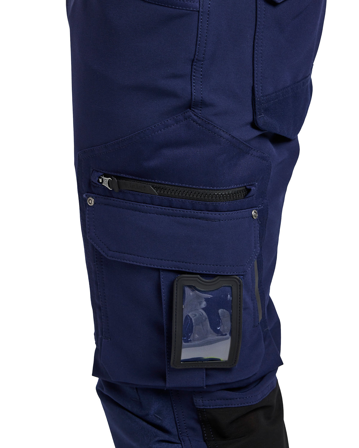 Blåkläder 1193 Warnschutz Stretch-Bundhose Kl. 1 – marine/gelb