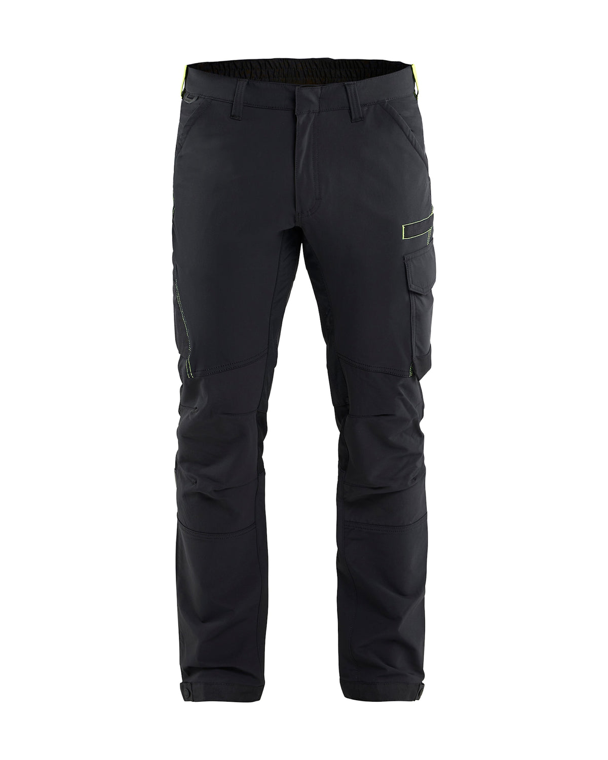 Blåkläder 1422 Stretch Servicehose – schwarz/gelb
