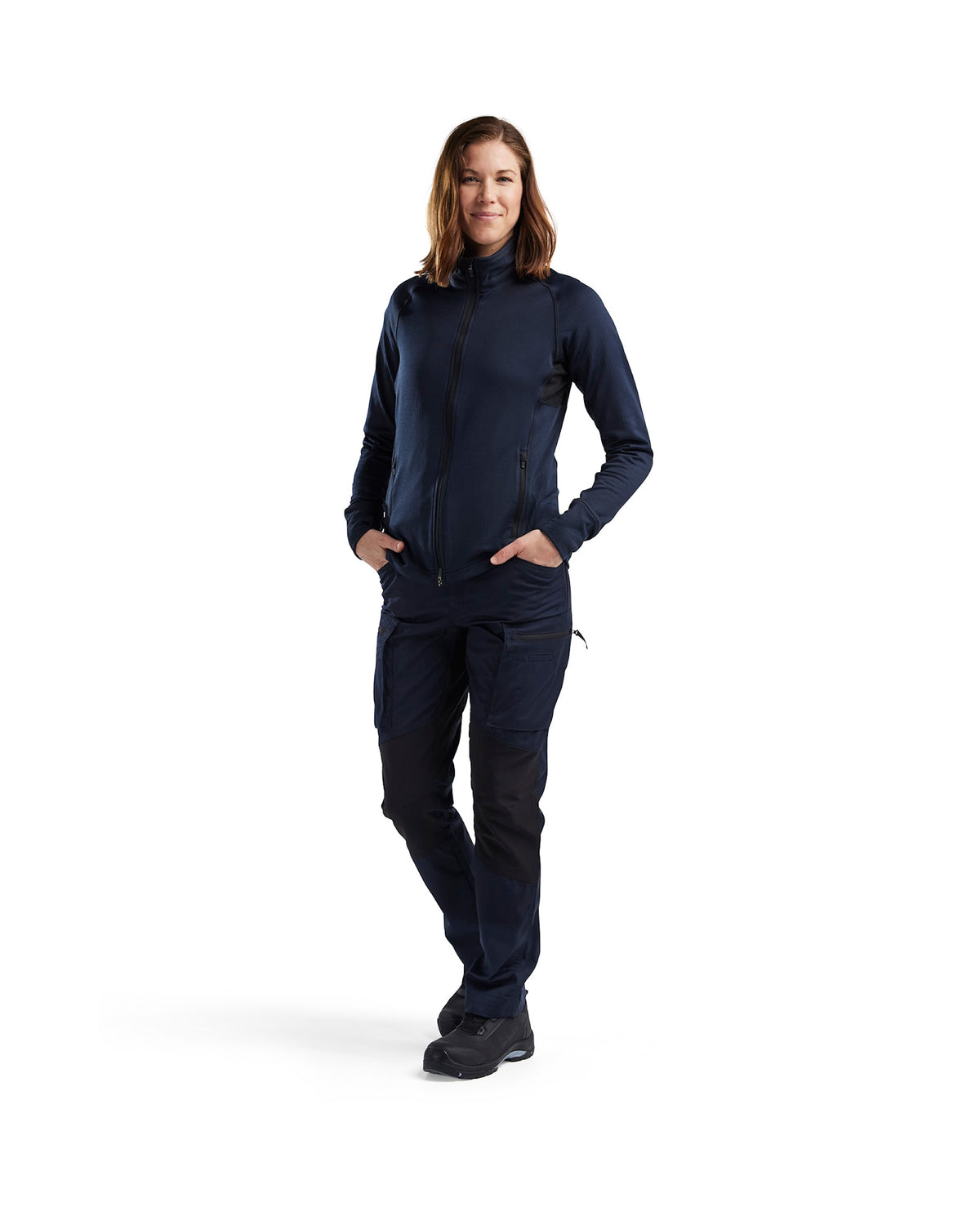 Blåkläder Damen Striker Fleecejacke – dunkelmarine