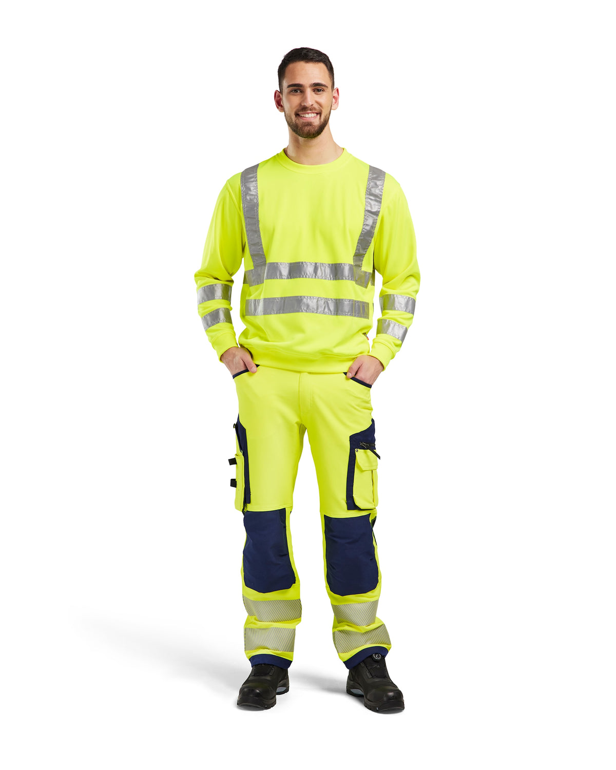 Blåkläder 3341 Warnschutz-Pullover – gelb