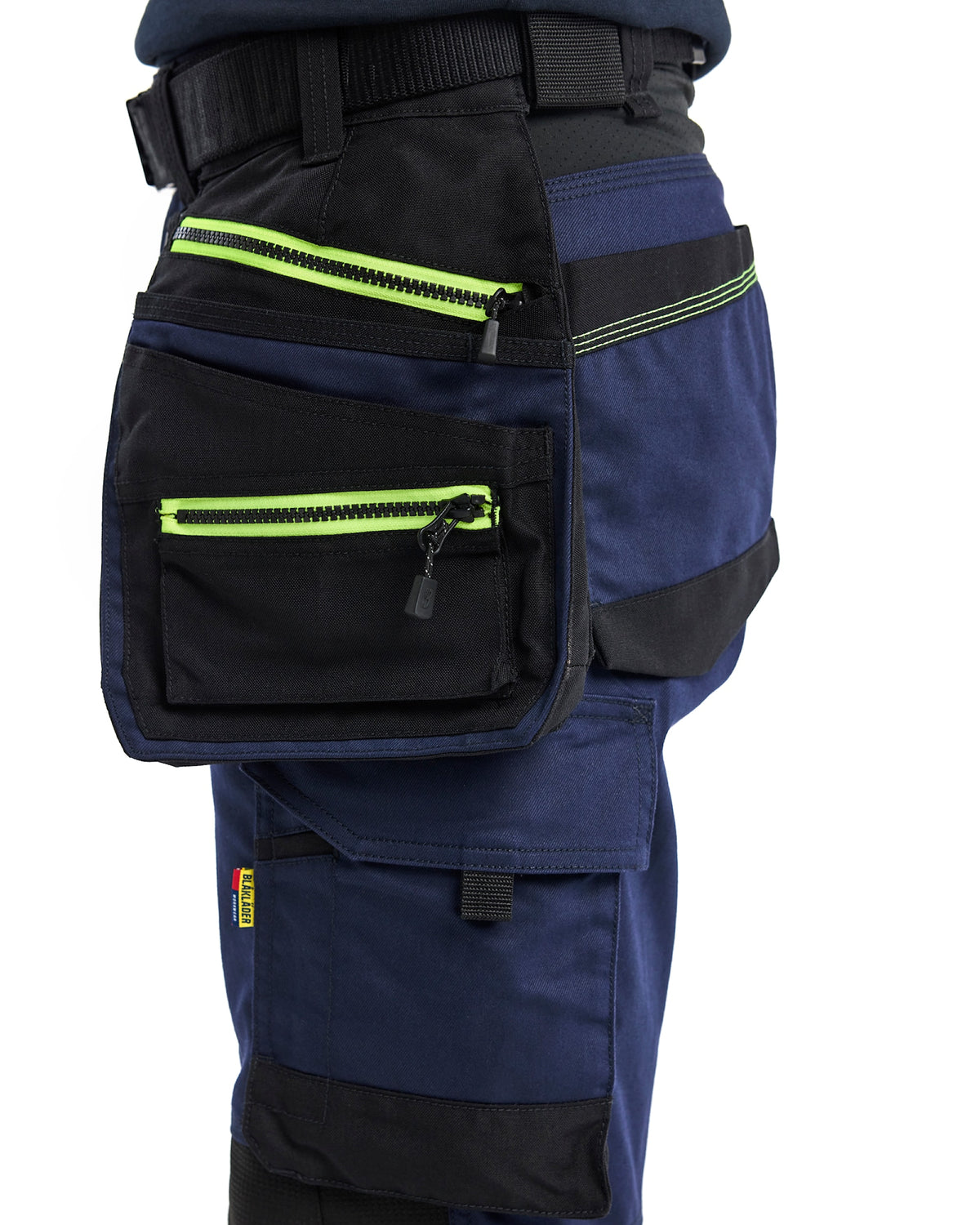 Blåkläder Damen Stretch 7170 Arbeitshose – dunkelmarine/gelb