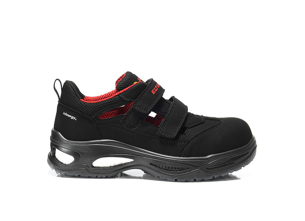 Elten Owen Easy ESD Eltenw S1 Sicherheitssandale schwarz – schwarz
