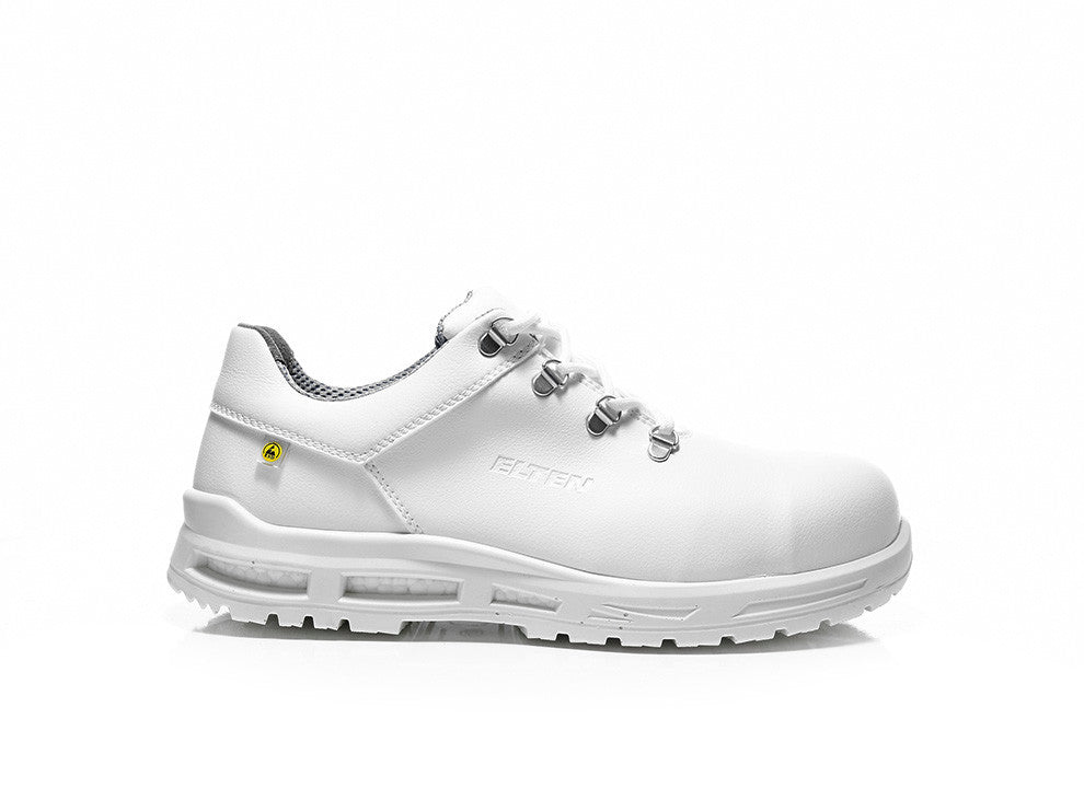 Elten Brandon LOW ESD Elte S3 Sicherheitshalbschuh weiß – weiß