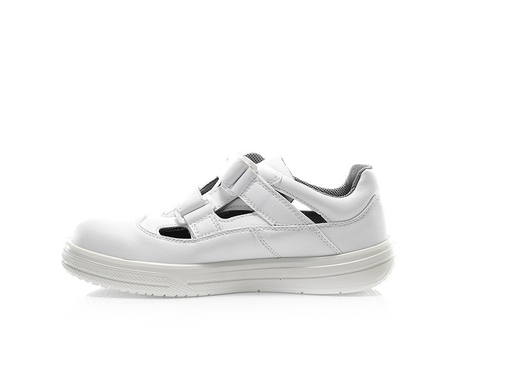 Elten Pure Easy Low ESD S1 Sicherheitssandale weiß – weiß