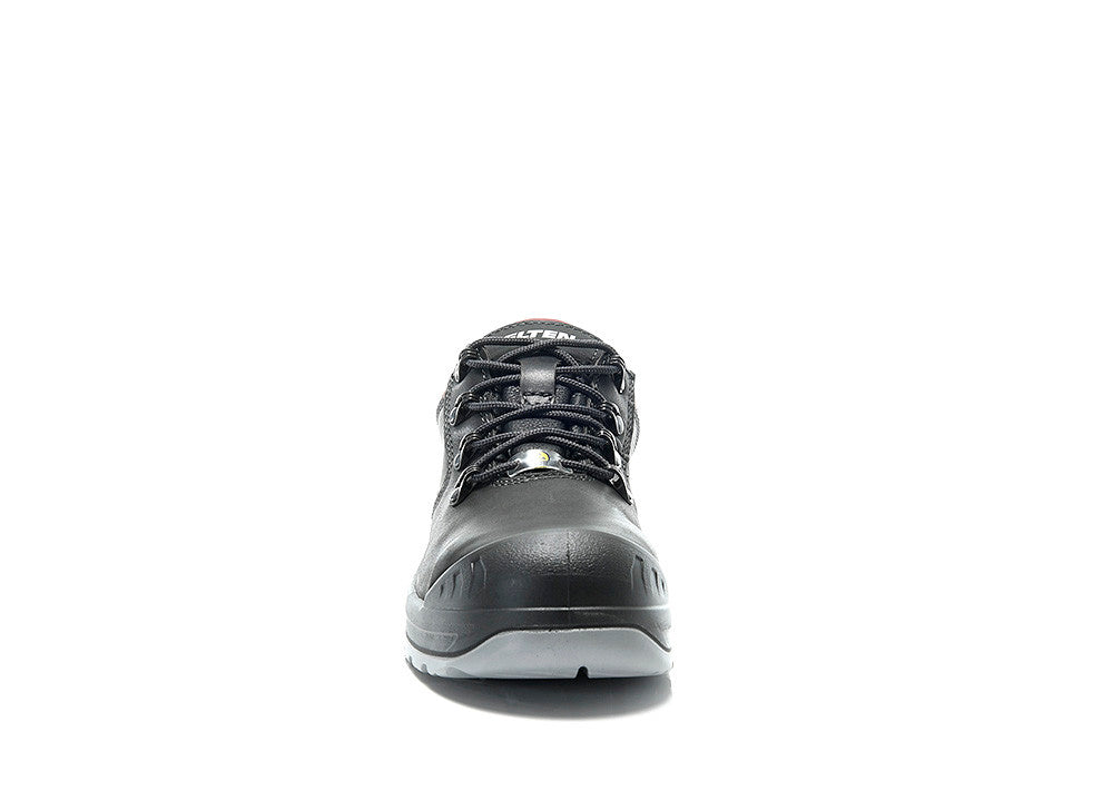Elten Damen Lena GTX BLACK-RED LOW S3 Halbschuh schwarz – schwarz