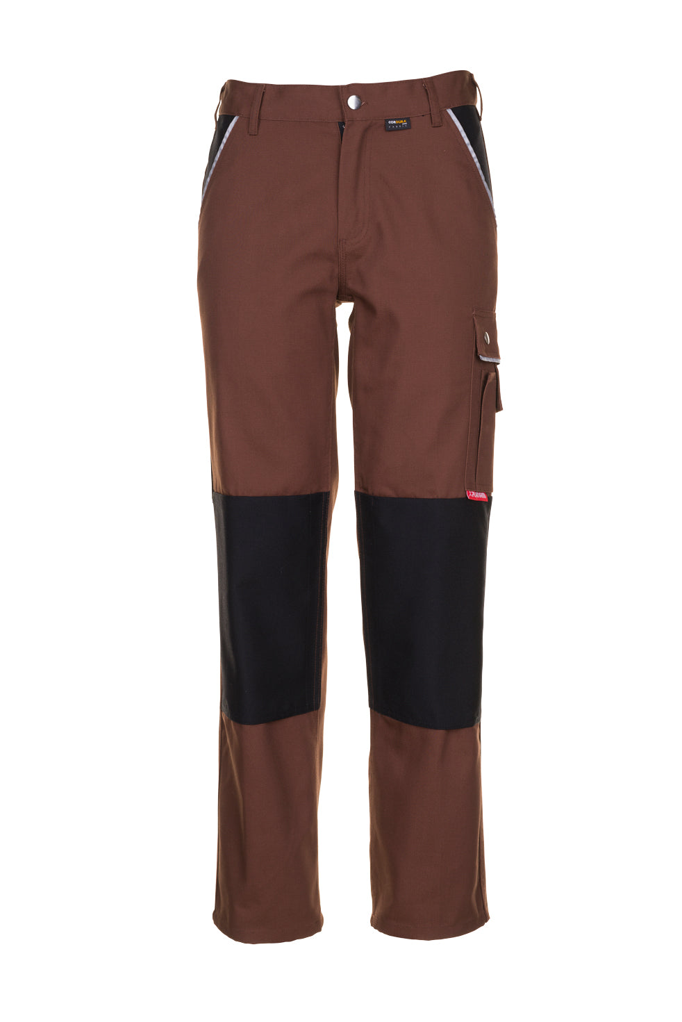 PLANAM Canvas 320 Bundhose braun/schwarz