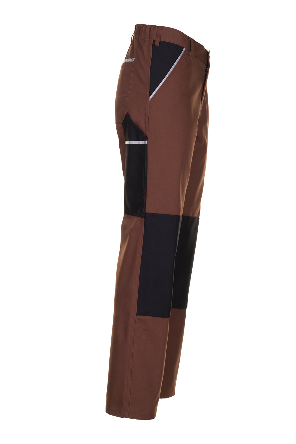 PLANAM Canvas 320 Bundhose braun/schwarz