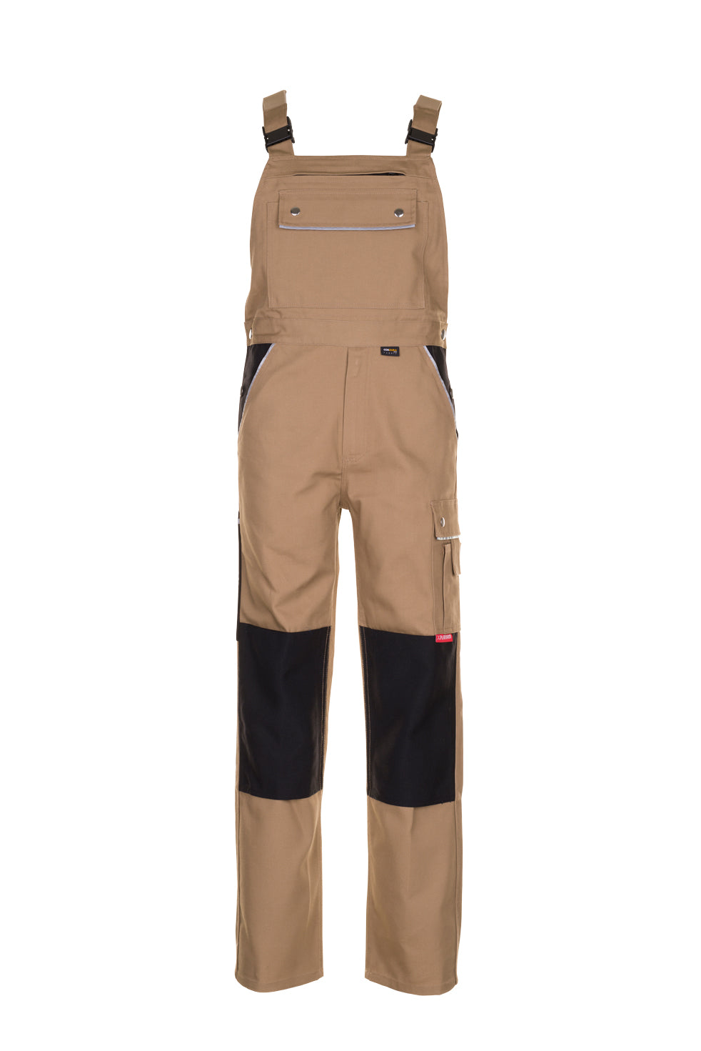PLANAM Canvas 320 Latzhose khaki/schwarz