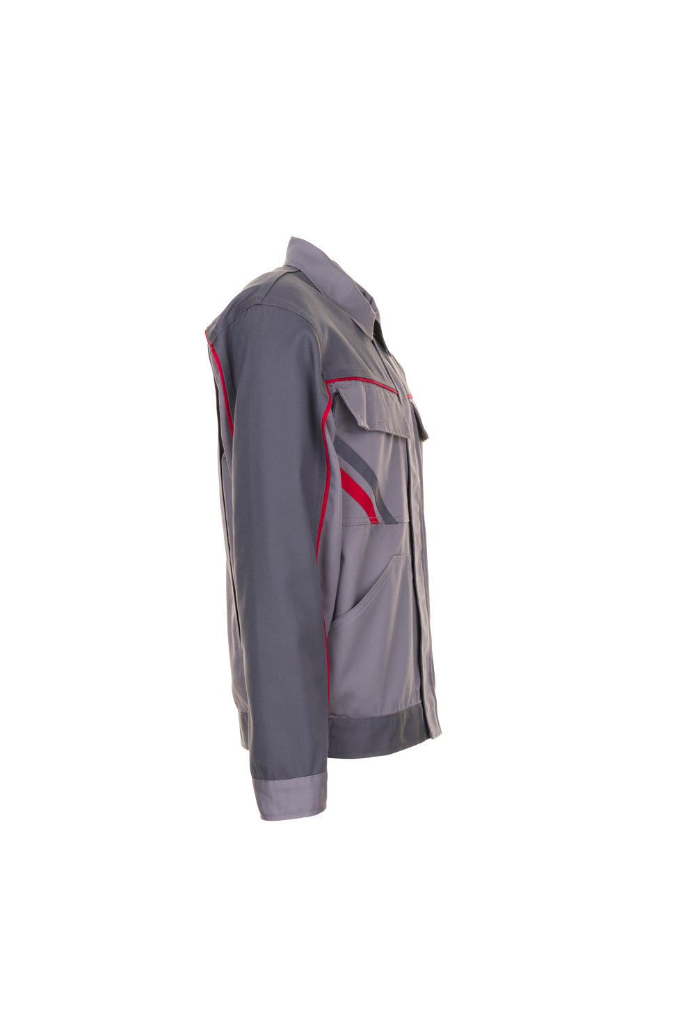 PLANAM Highline Bundjacke zink/schiefer/rot