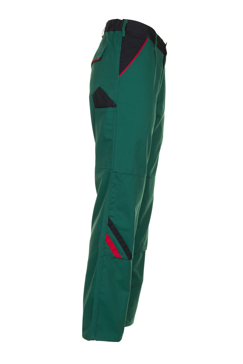 PLANAM Highline Bundhose grün/schwarz/rot