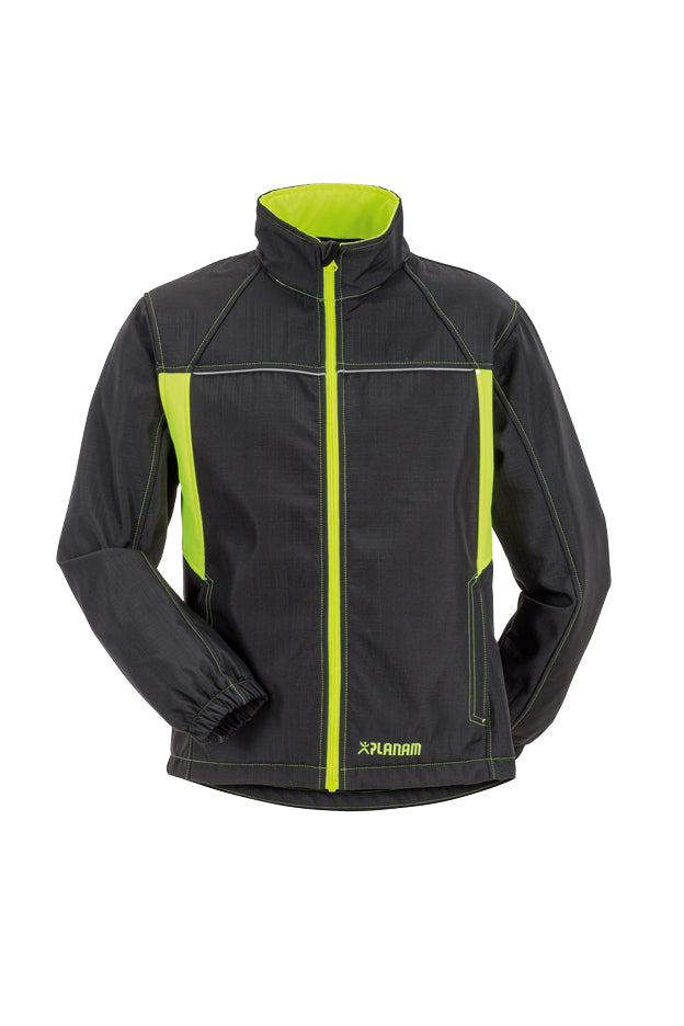 PLANAM Basalt Neon Softshelljacke