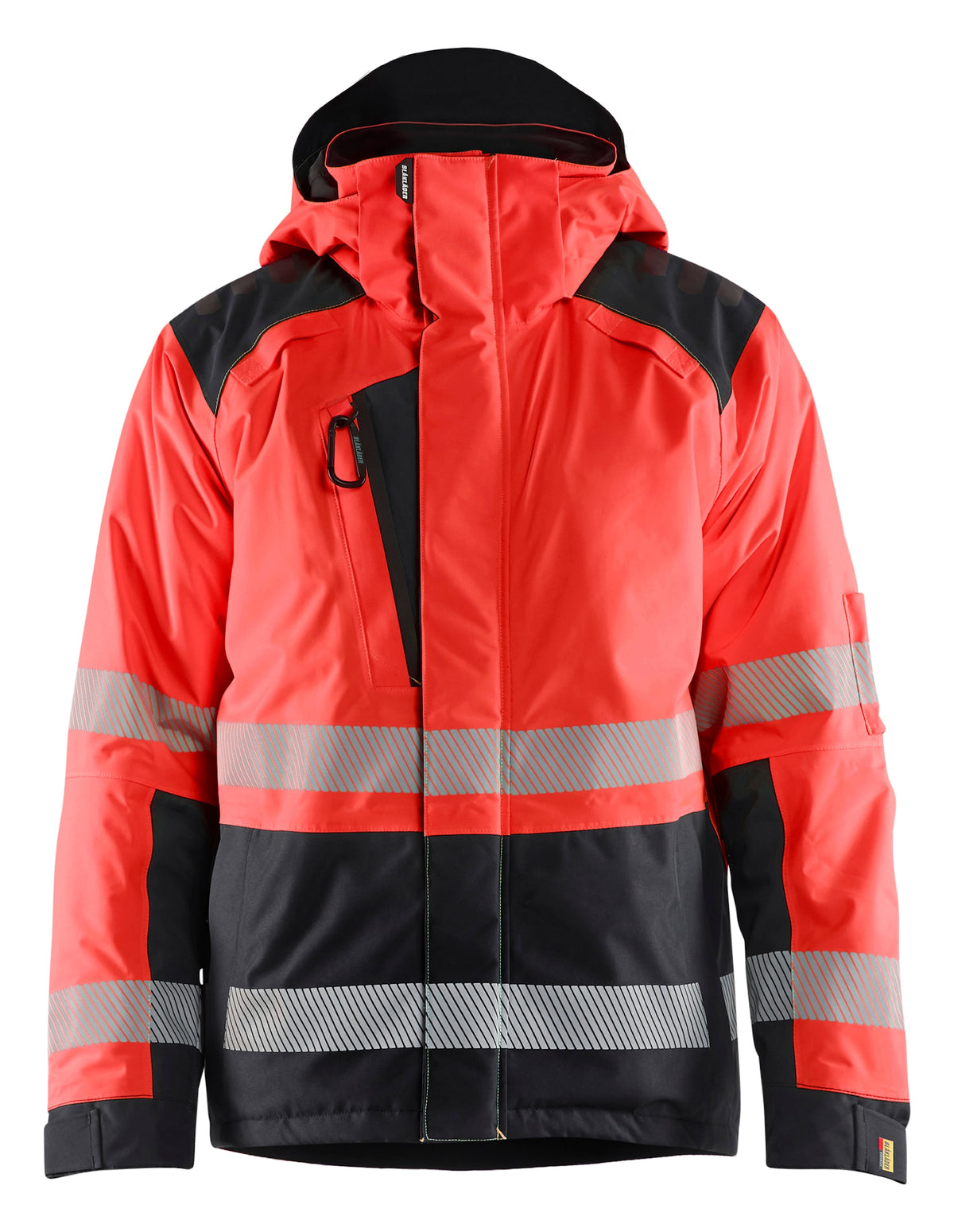 Blåkläder 4455 Warnschutz Winterjacke Kl. 3 – rot/schwarz