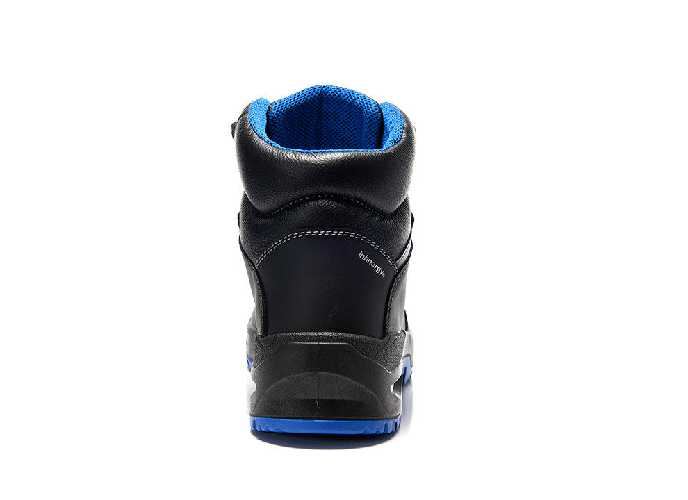 Elten Leonardo MID ESD S3 Sicherheitsstiefel blau – schwarz