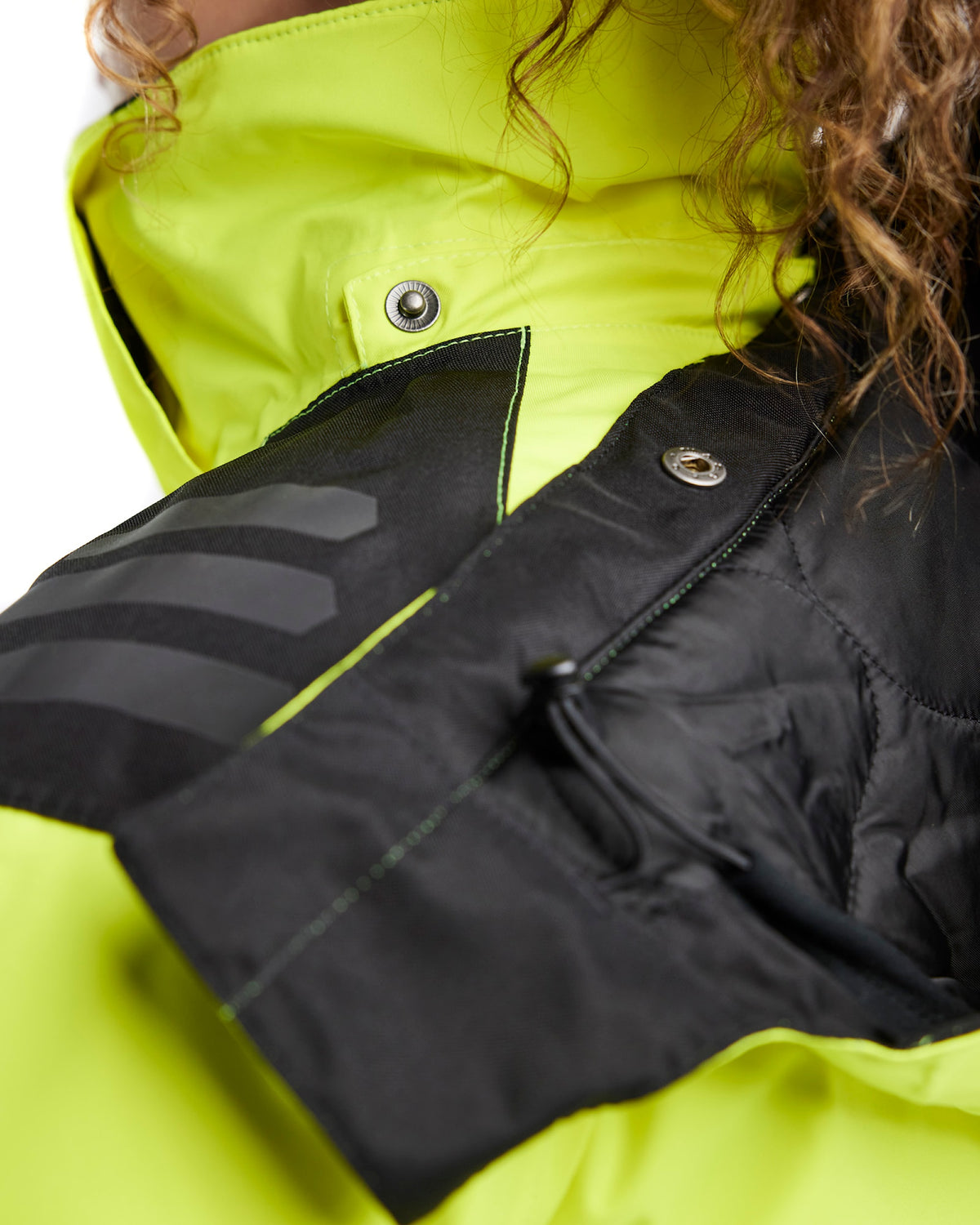 Blåkläder Damen 4456 Warnschutz Winterjacke Kl 2 – gelb/schwarz