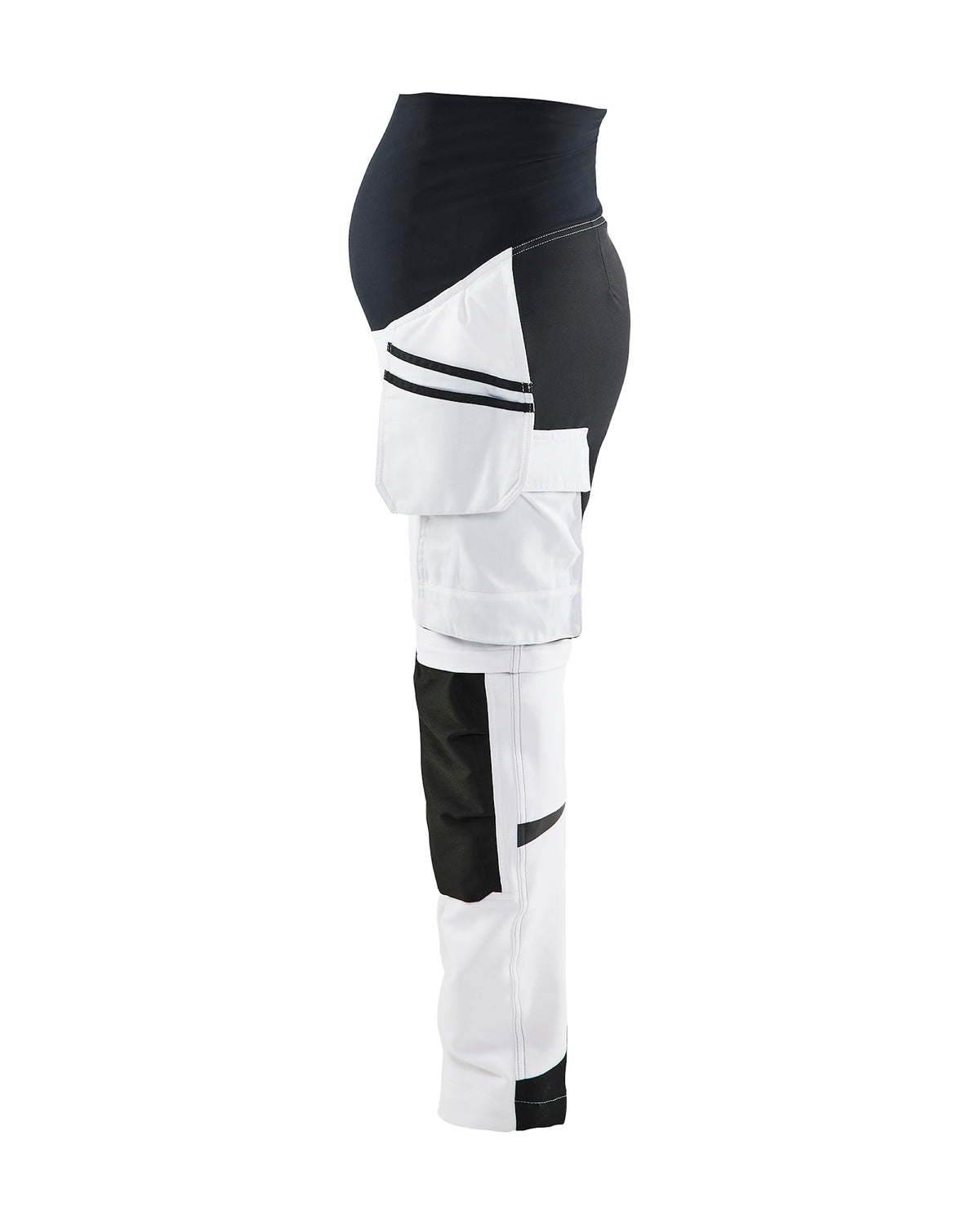 Blåkläder Damen 7102 Maler ZipOf Umstandshose weiß – weiß