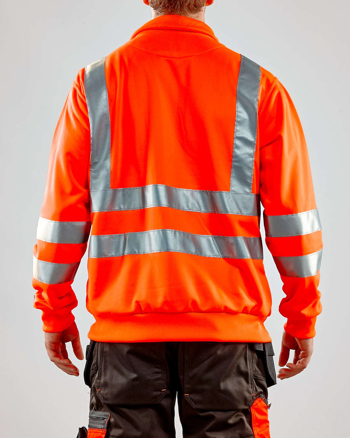 Blåkläder 3358 Warnschutz Sweatjacke – rot