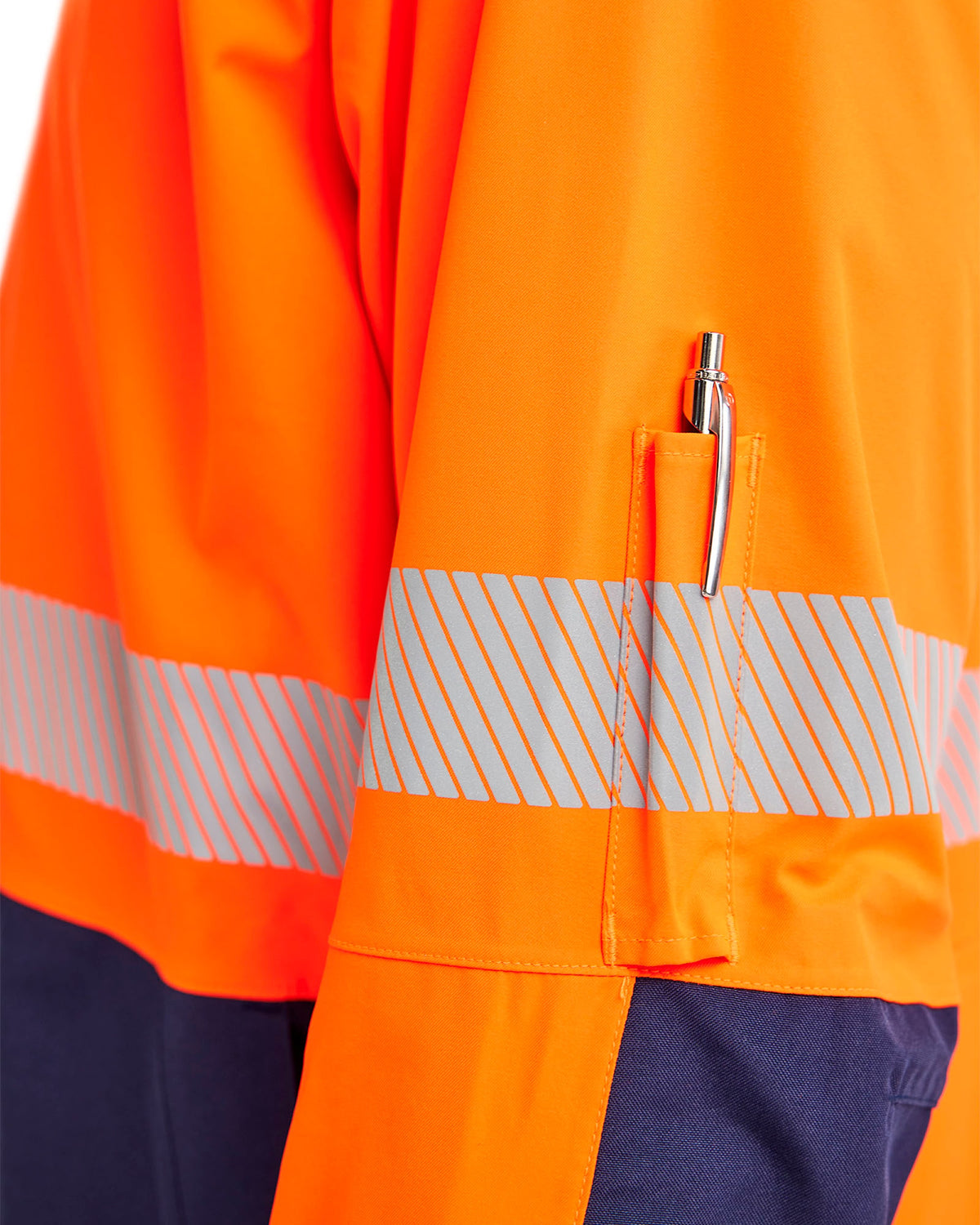 Blåkläder 4435 Warnschutz Regenjacke Kl. 3 – orange/marine