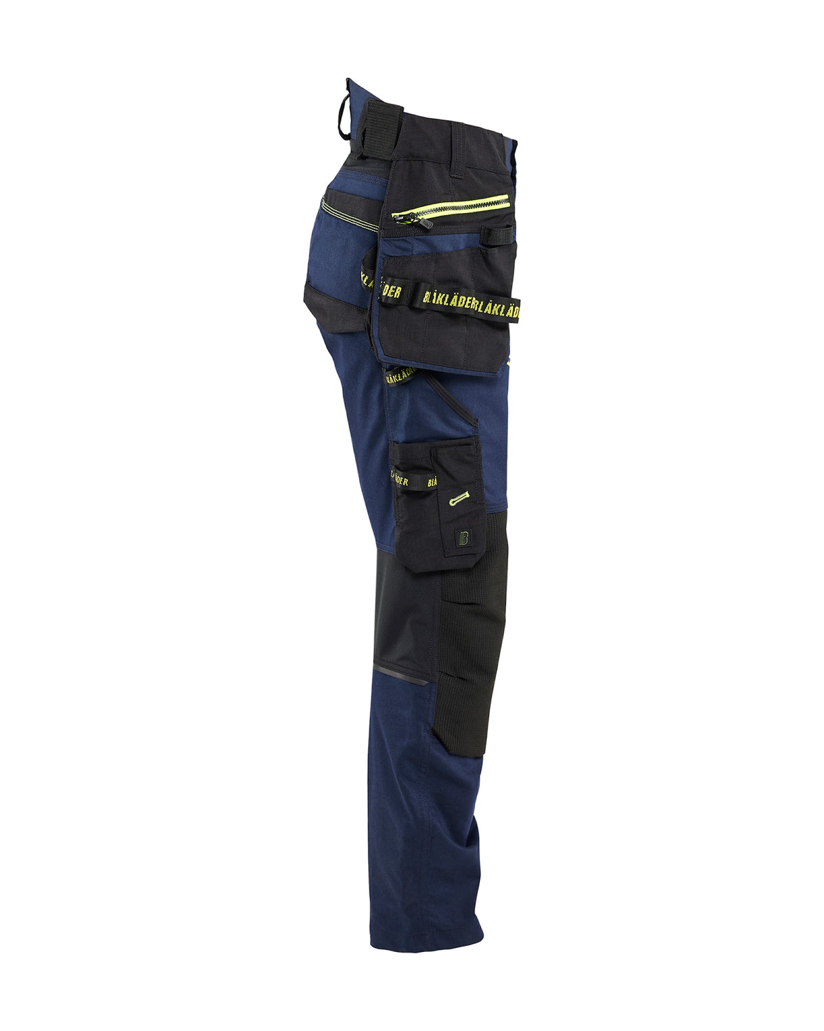 Blåkläder Damen Stretch 7170 Arbeitshose – dunkelmarine/gelb