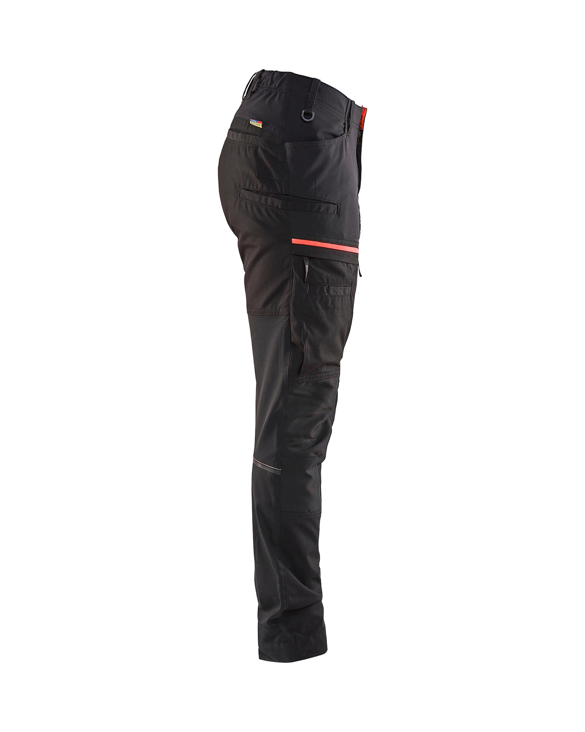 Blåkläder Damen 7166 Service Arbeitshose – schwarz/rot