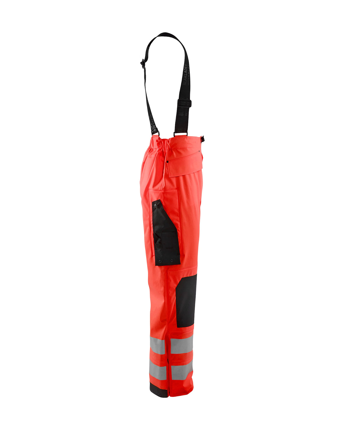Blåkläder 1302 Level 2 Warnschutz-Regenhose – rot