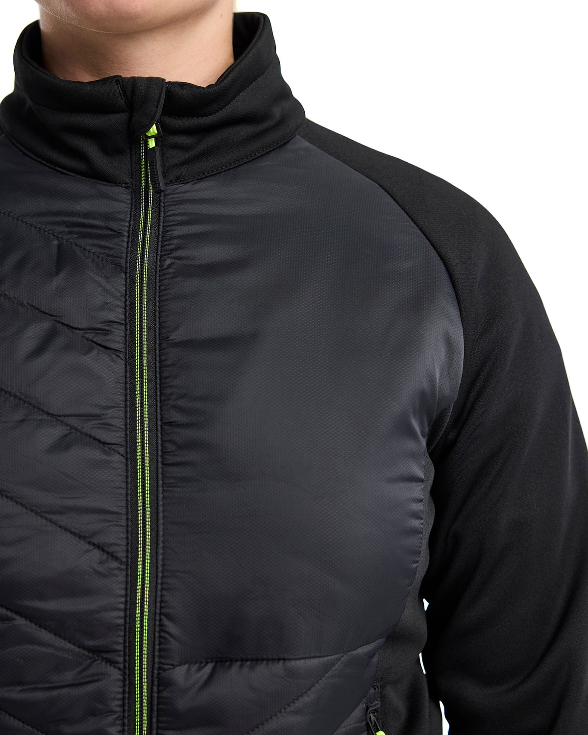Blåkläder Damen 3419 Hybrid Sweater – schwarz/gelb