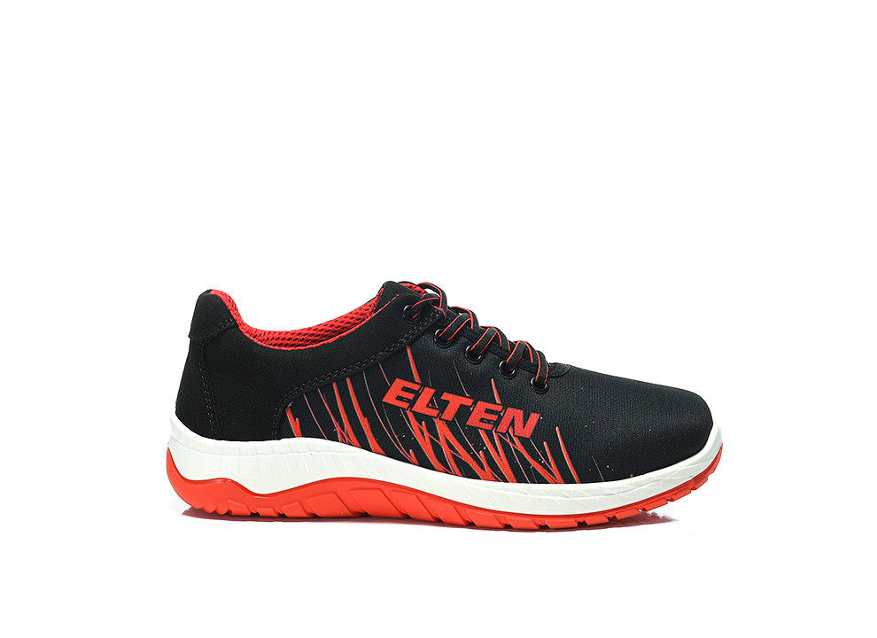 Elten Damen Lana BLACK-RED LOW ESD O1 Berufsschuh rot – rot