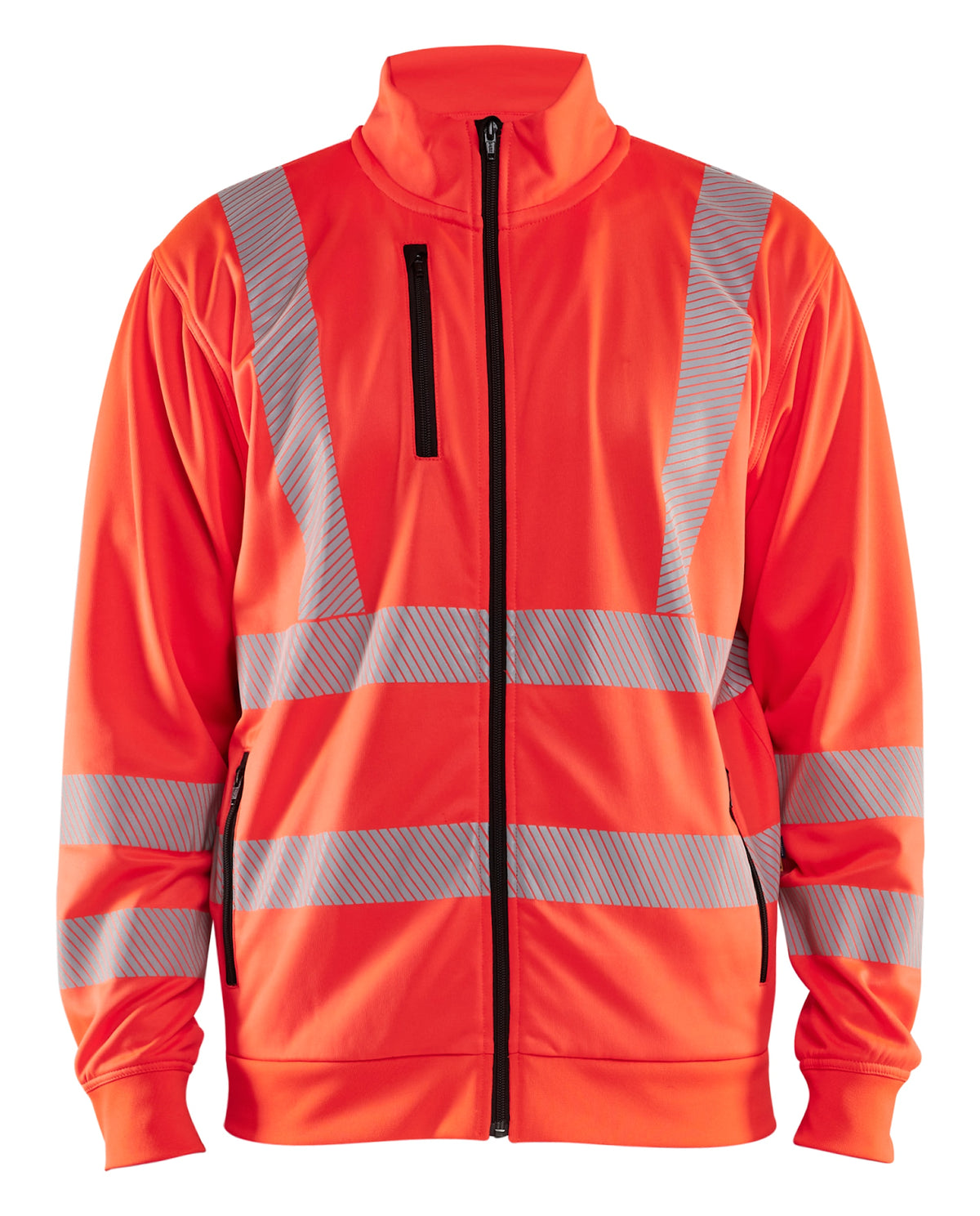Blåkläder 3563 Warnschutz Sweatjacke Kl. 3 – rot
