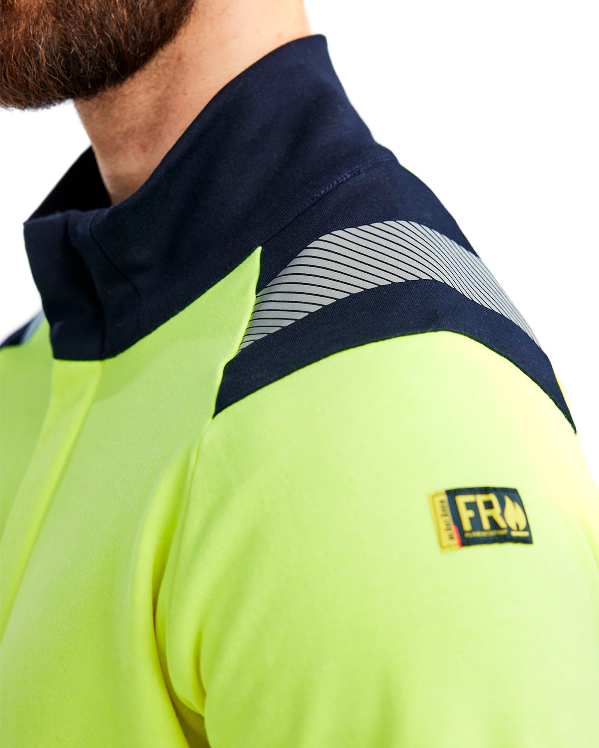 Blåkläder 3461 Multinorm Sweatjacke Kl. 2 gelb – gelb