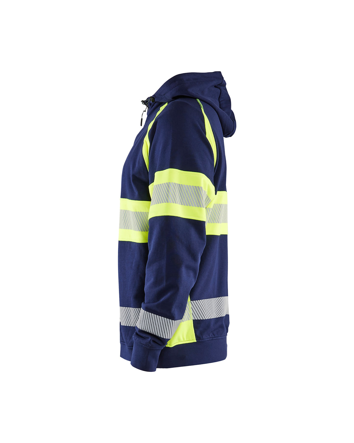 Blåkläder Kl. 1 3552 Warnschutz Kapuzen-Sweatjacke – marine/gelb