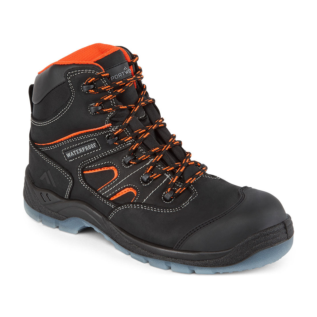 Portwest FC57 CompositeLite-Portwes S3 Sicherheitshochschuh schwarz – schwarz