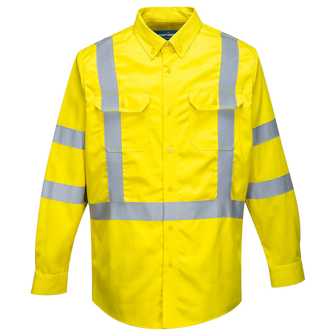 Portwest FR95 Bizflame Multinorm Hemd gelb – gelb