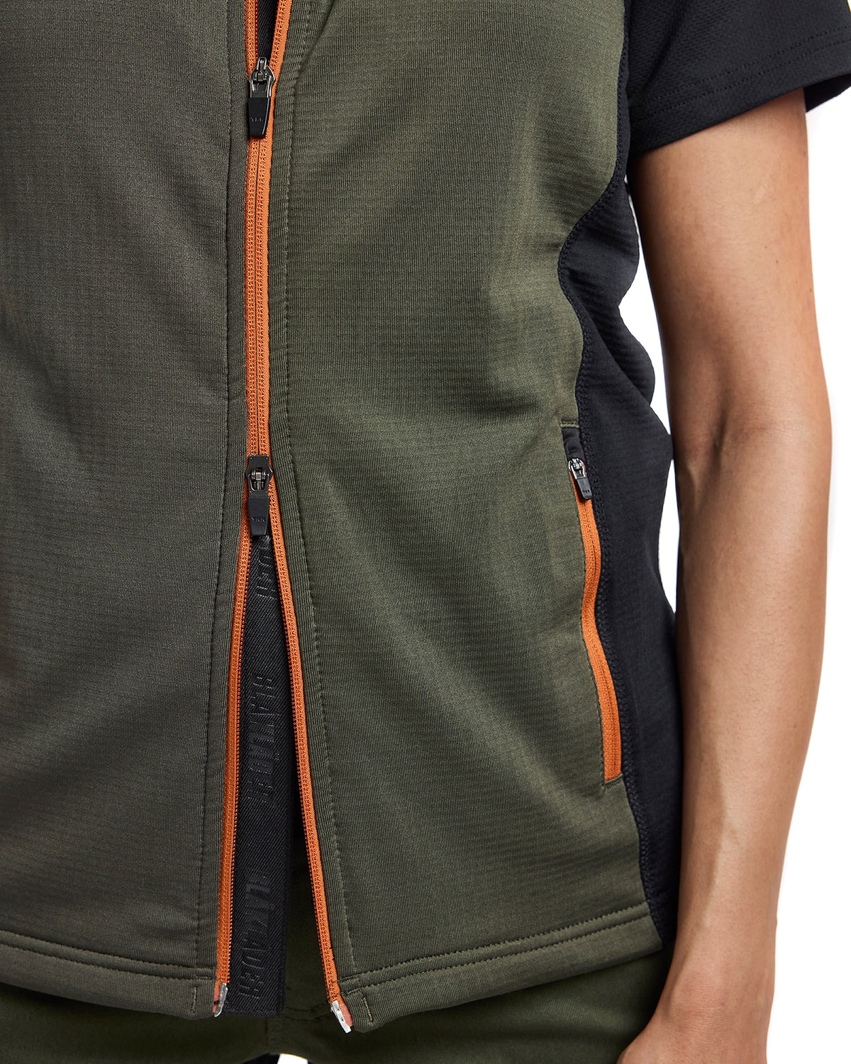 Blåkläder Damen Striker Fleeceweste – waldgrün/rost