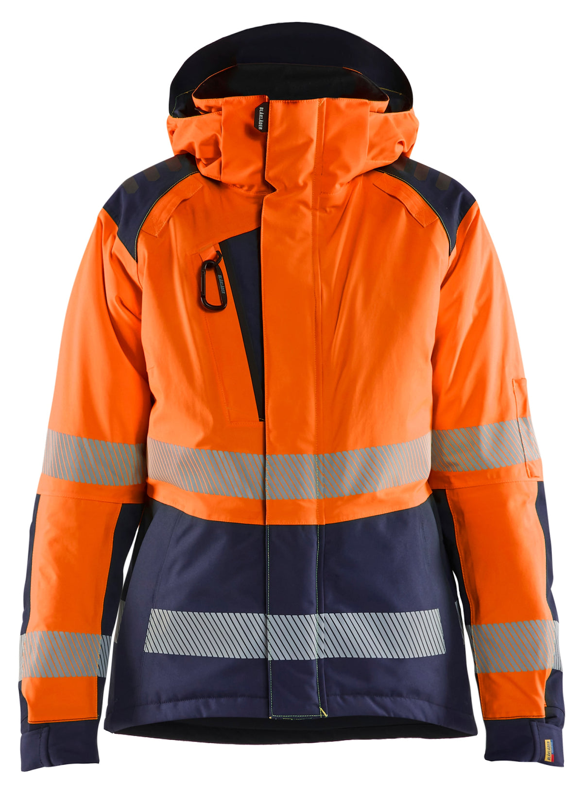 Blåkläder Damen 4456 Warnschutz Winterjacke Kl 2 – orange/marine